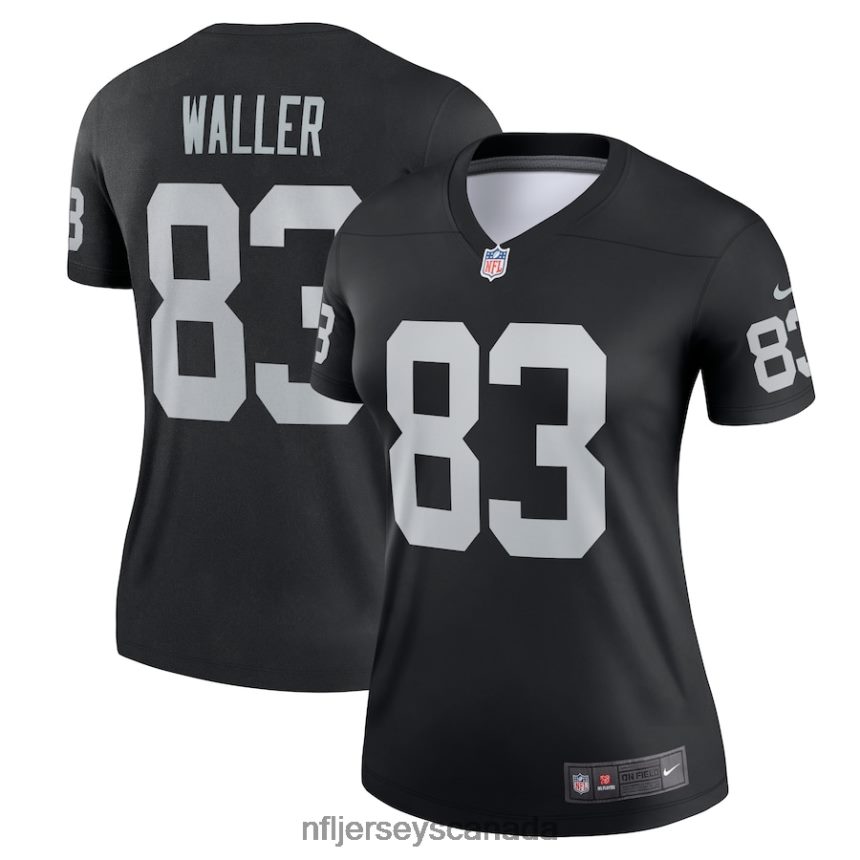 Women Las Vegas Raiders Darren Waller Nike Black Legend Jersey Clothing NFL TBXFR6729