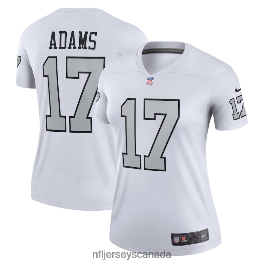 Women Las Vegas Raiders Davante Adams Nike White Alternate Legend Jersey Clothing NFL TBXFR62163