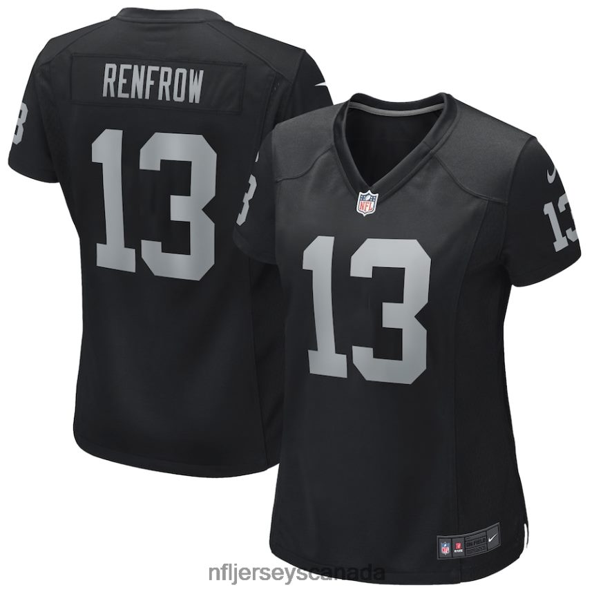 Women Nike Hunter Renfrow Black Las Vegas Raiders Game Player Jersey Clothing NFL TBXFR61861