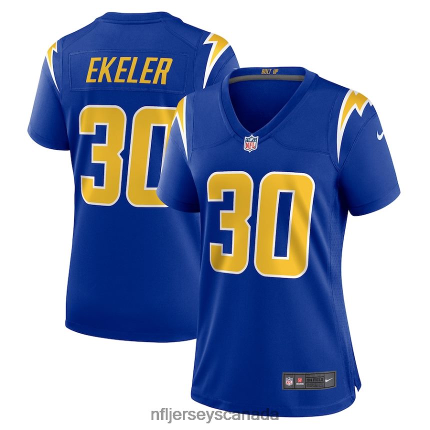 Women Los Angeles Chargers Austin Ekeler Nike Royal Game Jersey Clothing NFL TBXFR63022