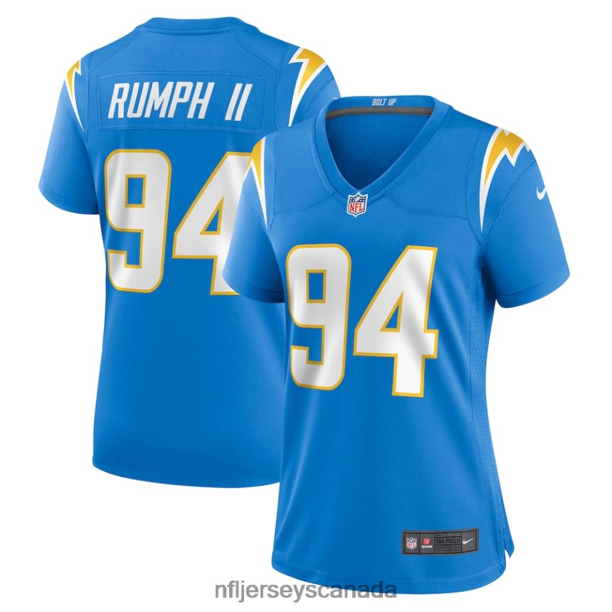 Women Los Angeles Chargers Chris Rumph II Nike Powder Blue Game Jersey Clothing NFL TBXFR66666
