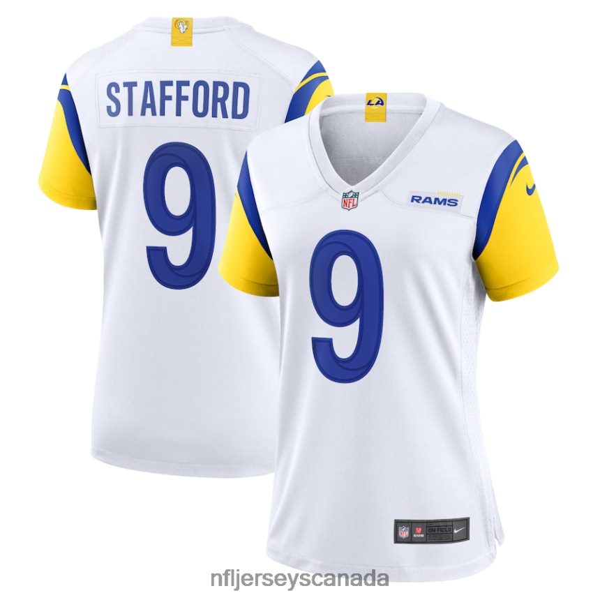 Women Los Angeles Rams Matthew Stafford Nike White Alternate Game Jersey Clothing NFL TBXFR64605