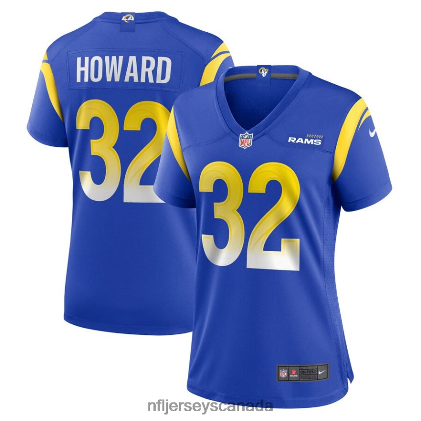 Women Los Angeles Rams Travin Howard Nike Royal Game Player Jersey Clothing NFL TBXFR65873