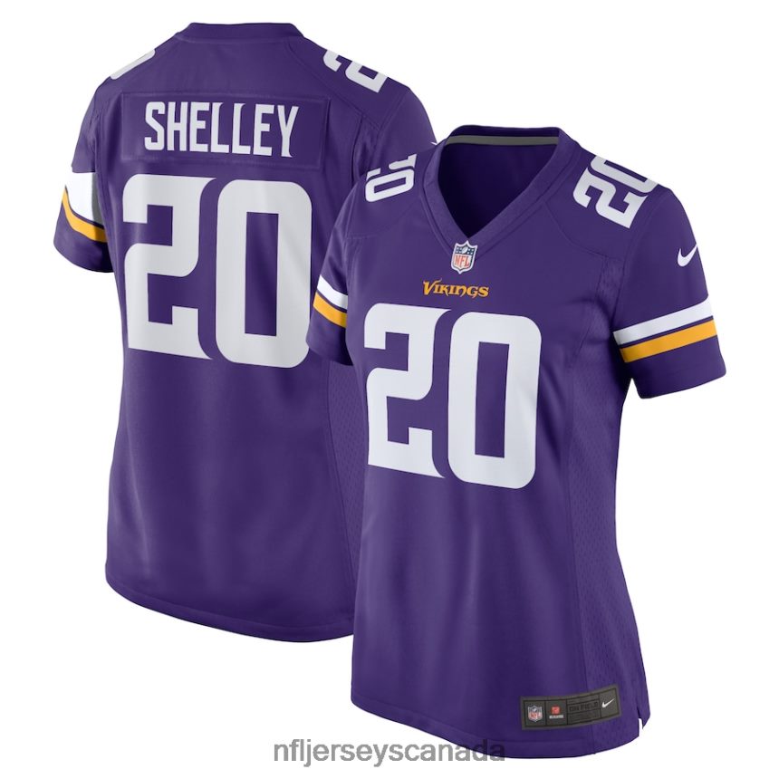 Women Minnesota Vikings Duke Shelley Nike Purple Home Game Player Jersey Clothing NFL TBXFR62353