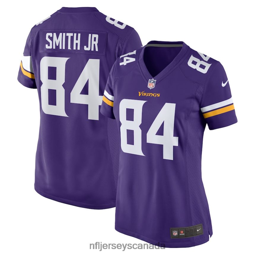 Women Minnesota Vikings Irv Smith Jr. Nike Purple Game Jersey Clothing NFL TBXFR65289