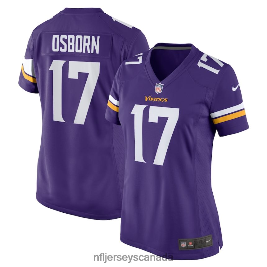 Women Minnesota Vikings K.J. Osborn Nike Purple Game Jersey Clothing NFL TBXFR63530