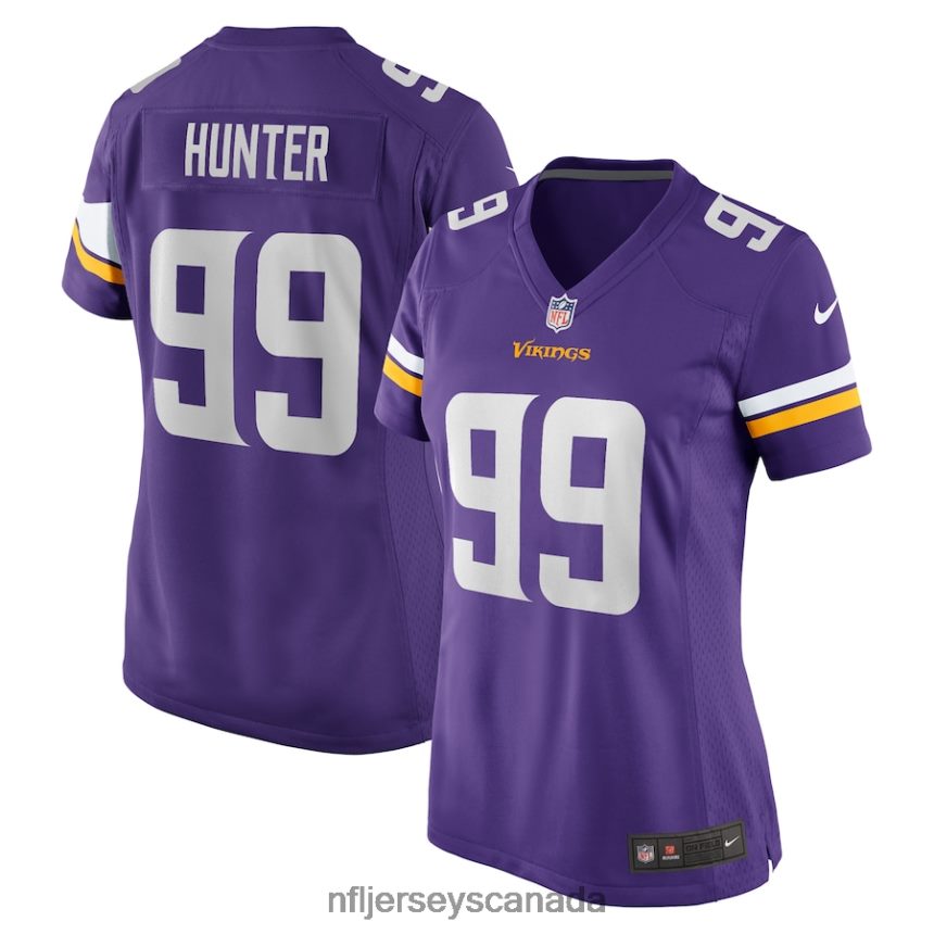 Women Nike Danielle Hunter Purple Minnesota Vikings Game Jersey Clothing NFL TBXFR63995