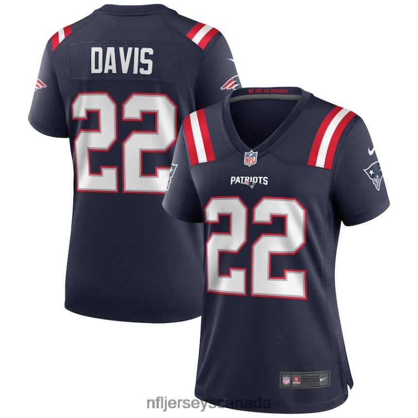 Women New England Patriots Cody Davis Nike Navy Game Jersey Clothing NFL TBXFR65170