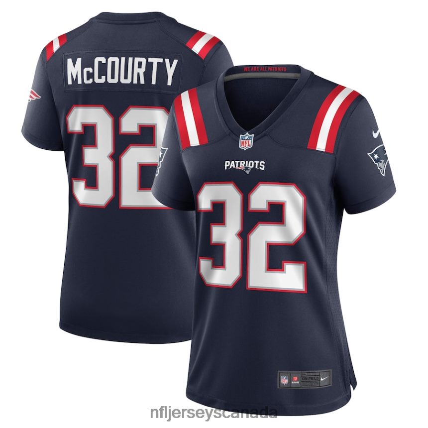 Women New England Patriots Devin McCourty Nike Navy Game Jersey Clothing NFL TBXFR61944