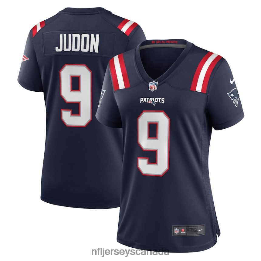 Women New England Patriots Matthew Judon Nike Navy Game Jersey Clothing NFL TBXFR63118
