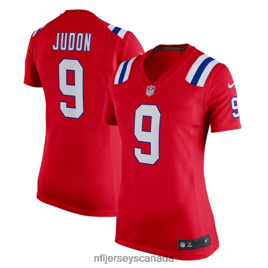 Women New England Patriots Matthew Judon Nike Red Alternate Game Jersey Clothing NFL TBXFR61464