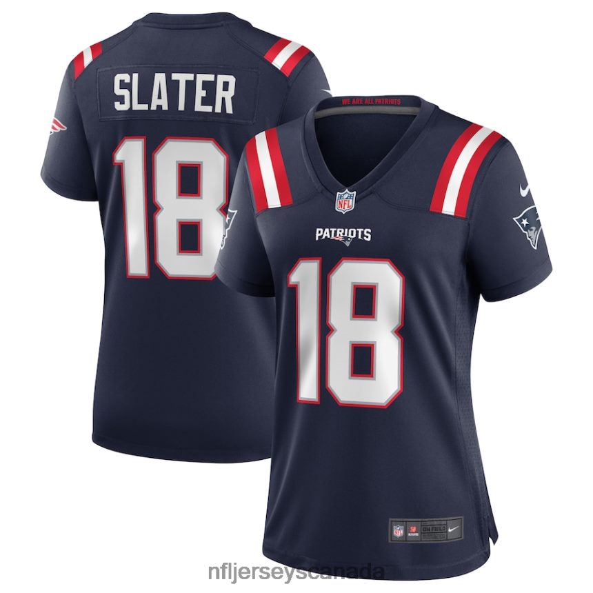 Women New England Patriots Matthew Slater Nike Navy Game Jersey Clothing NFL TBXFR63086