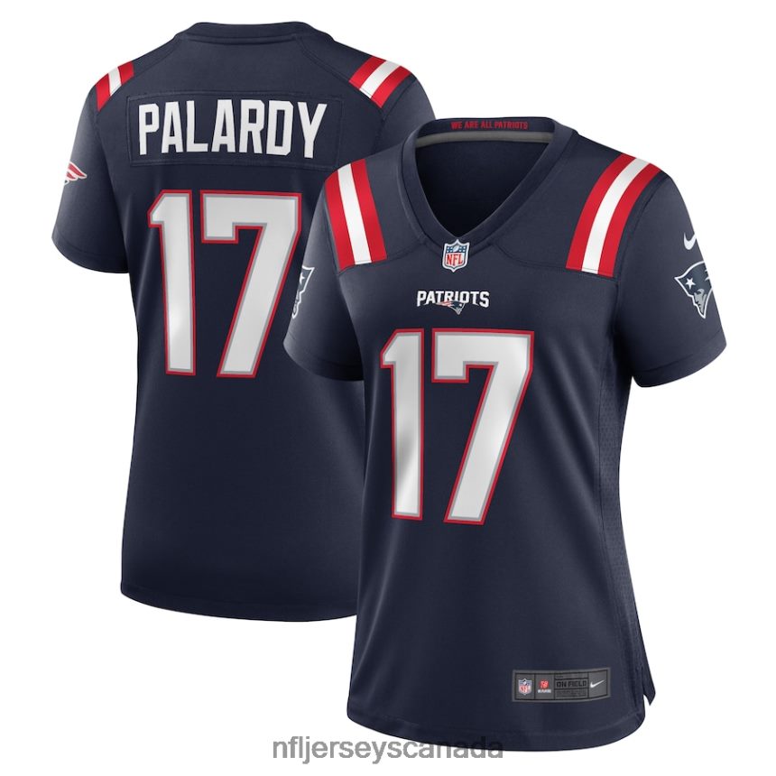 Women New England Patriots Michael Palardy Nike Navy Home Game Player Jersey Clothing NFL TBXFR65413
