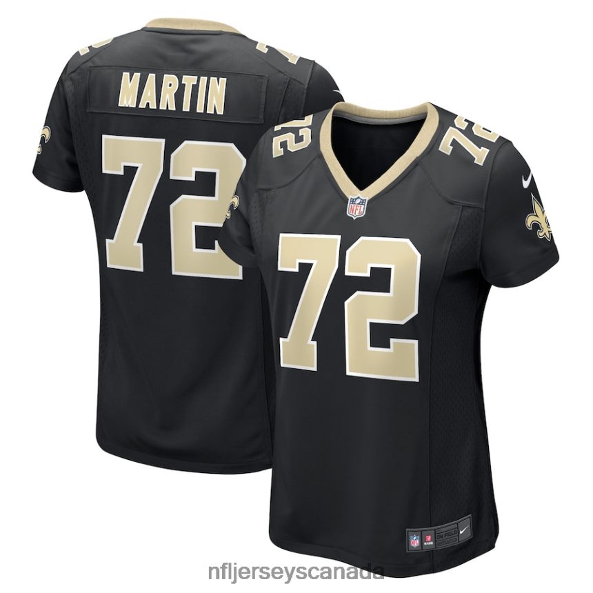 Women New Orleans Saints Nick Martin Nike Black Game Player Jersey Clothing NFL TBXFR65043