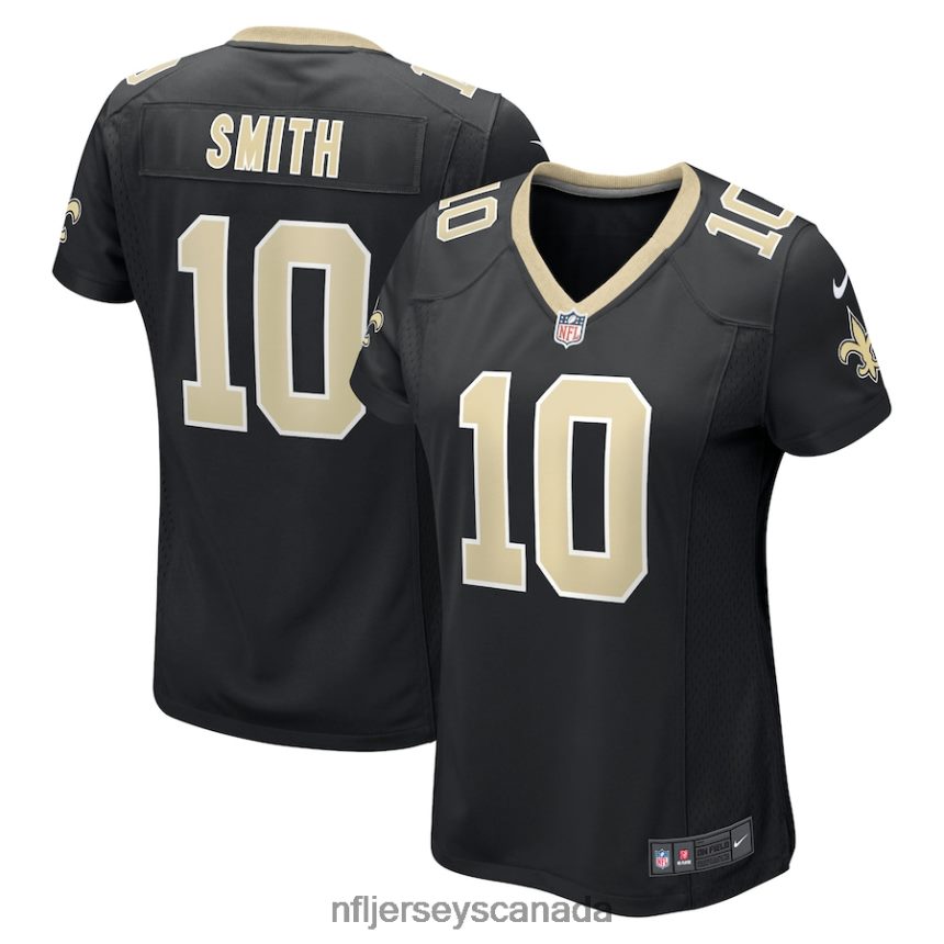 Women New Orleans Saints Tre'Quan Smith Nike Black Game Jersey Clothing NFL TBXFR64022