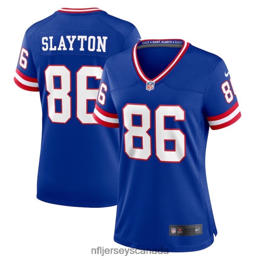 Women New York Giants Darius Slayton Nike Royal Classic Player Game Jersey Clothing NFL TBXFR64076