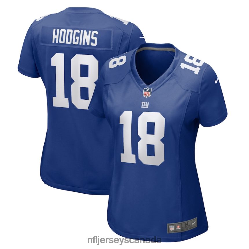 Women New York Giants Isaiah Hodgins Nike Royal Home Game Player Jersey Clothing NFL TBXFR63339