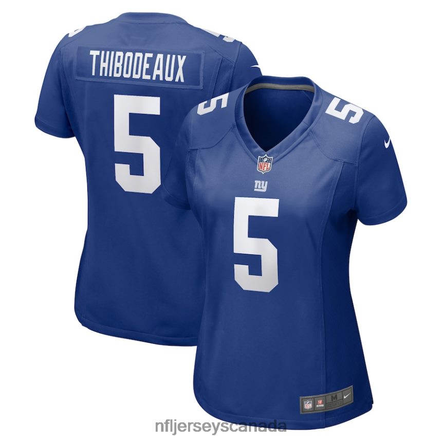 Women New York Giants Kayvon Thibodeaux Nike Royal Game Jersey Clothing NFL TBXFR63015