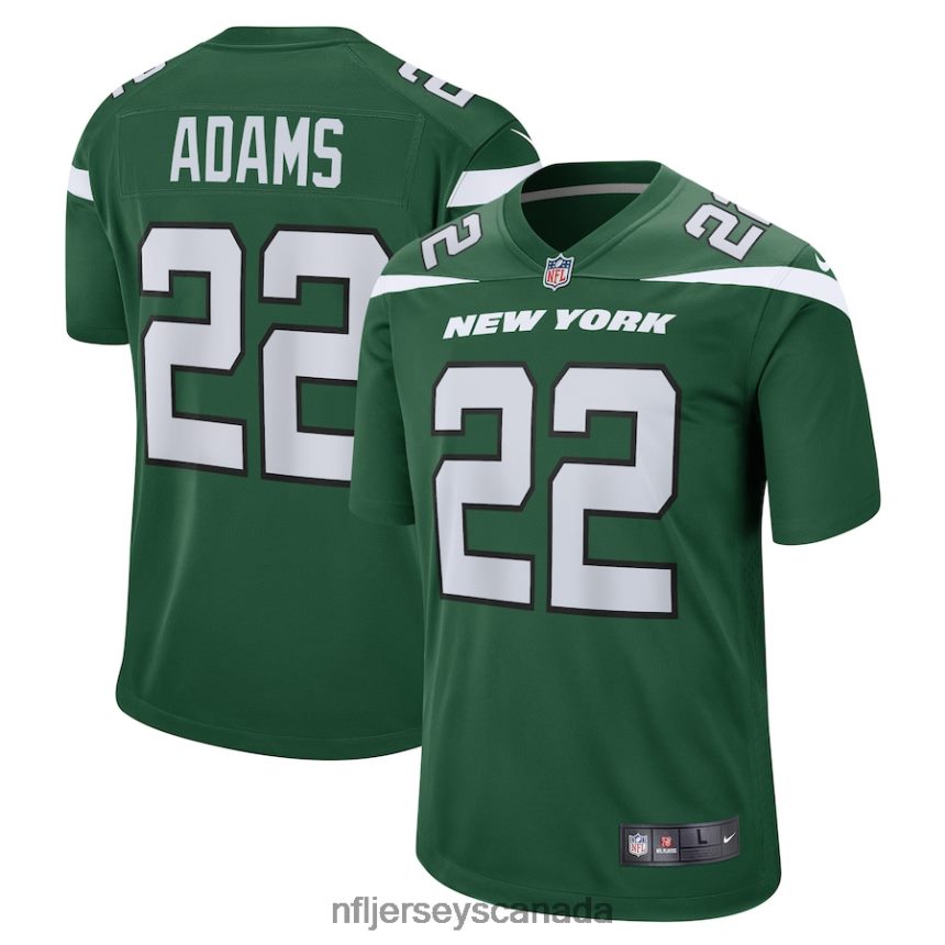 Women New York Jets Tony Adams Nike Gotham Green Game Player Jersey Clothing NFL TBXFR65034
