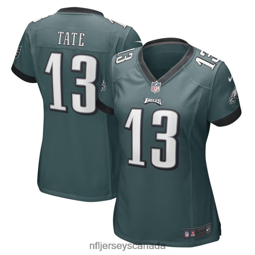 Women Philadelphia Eagles Auden Tate Nike Midnight Green Game Player Jersey Clothing NFL TBXFR66597