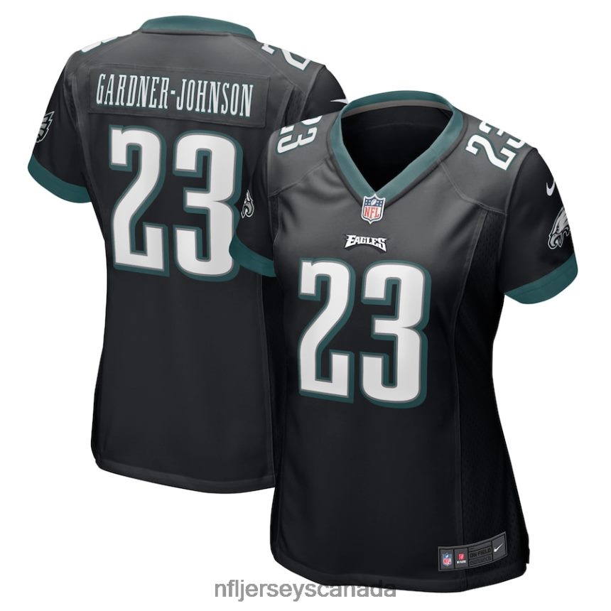 Women Philadelphia Eagles C.J. Gardner-Johnson Nike Black Alternate Game Player Jersey Clothing NFL TBXFR64278