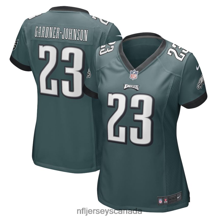 Women Philadelphia Eagles C.J. Gardner-Johnson Nike Midnight Green Game Player Jersey Clothing NFL TBXFR64598
