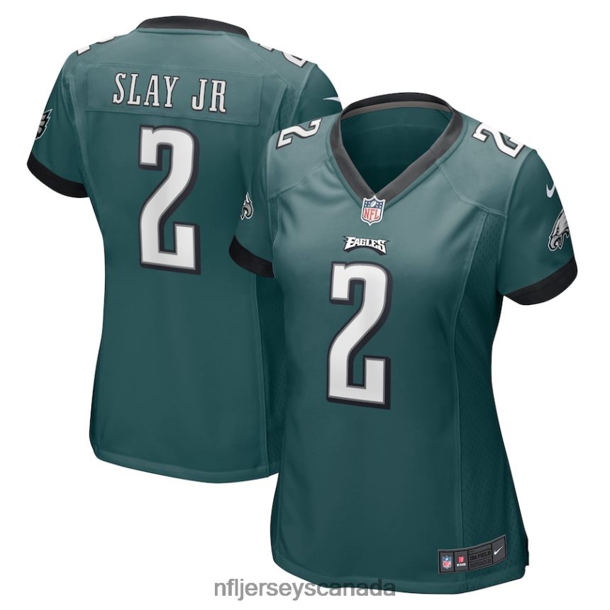 Women Philadelphia Eagles Darius Slay Jr. Nike Midnight Green Game Jersey Clothing NFL TBXFR61947
