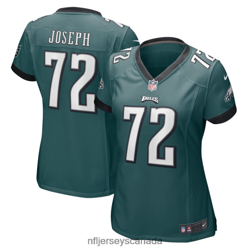 Women Philadelphia Eagles Linval Joseph Nike Midnight Green Game Player Jersey Clothing NFL TBXFR66818