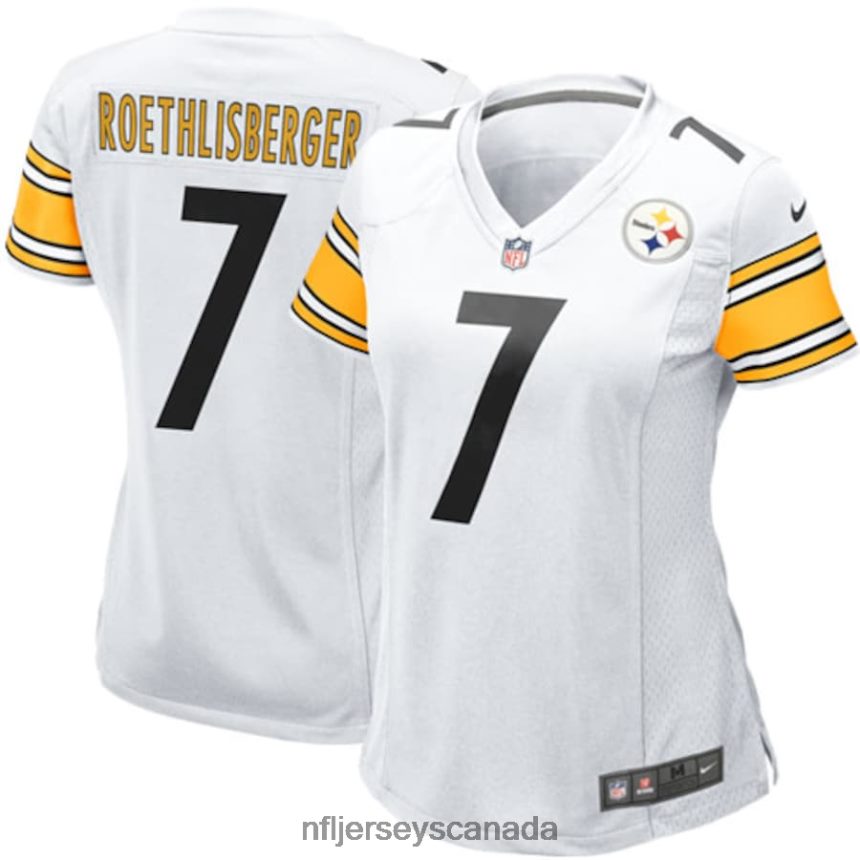 Women Pittsburgh Steelers Ben Roethlisberger Nike White Game Jersey Clothing NFL TBXFR63762