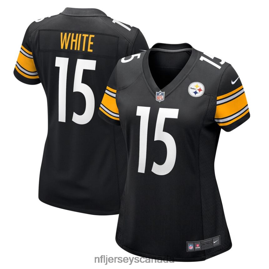 Women Pittsburgh Steelers Cody White Nike Black Game Jersey Clothing NFL TBXFR66076