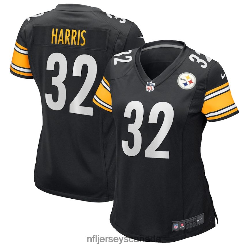 Women Pittsburgh Steelers Franco Harris Nike Black Game Retired Player Jersey Clothing NFL TBXFR61111