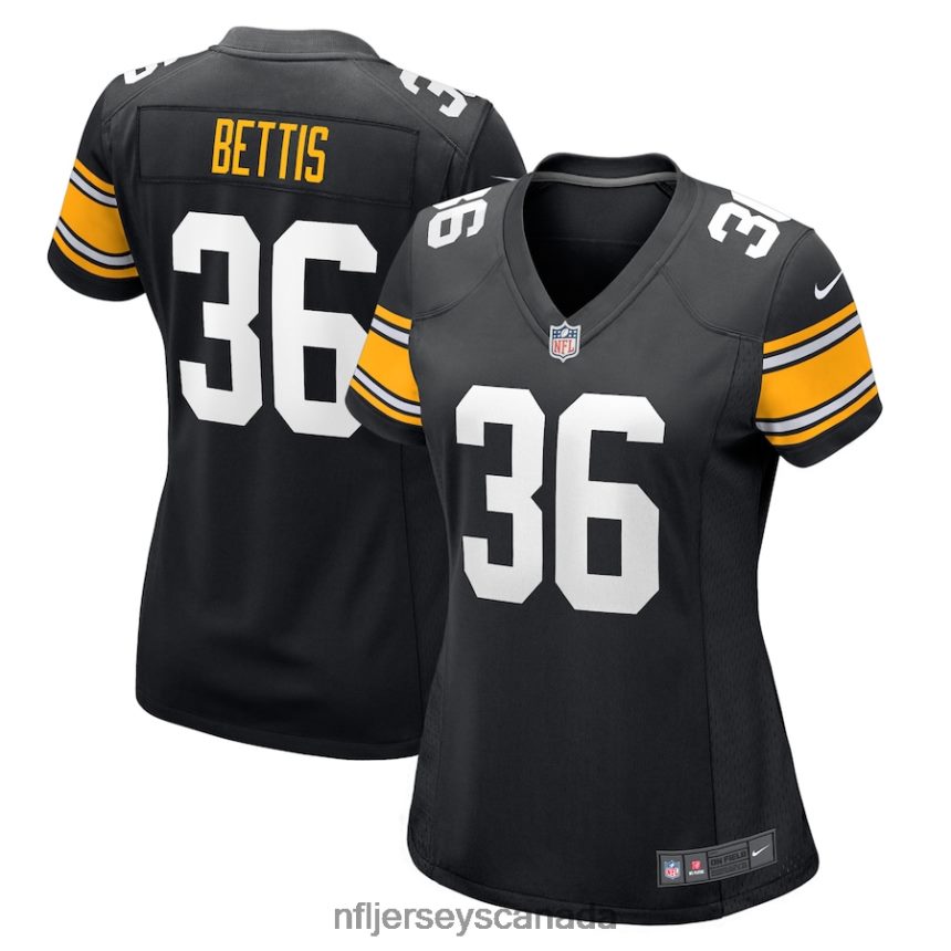 Women Pittsburgh Steelers Jerome Bettis Nike Black Retired Player Jersey Clothing NFL TBXFR62273
