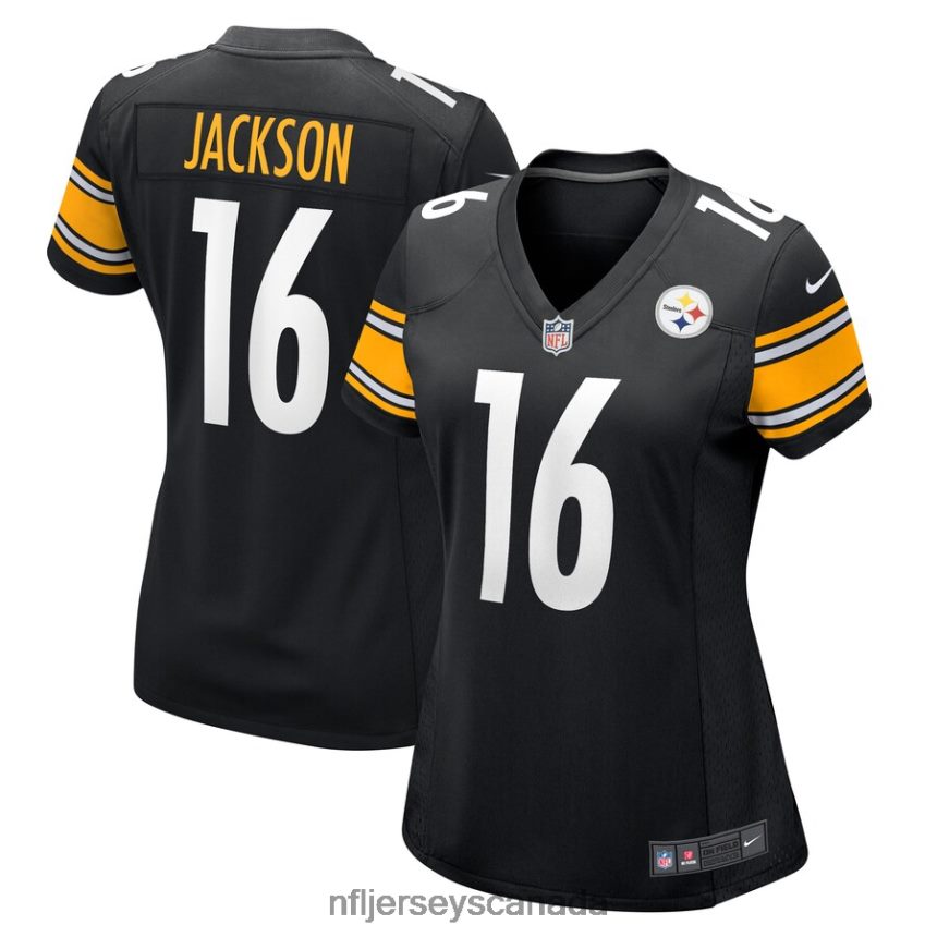 Women Pittsburgh Steelers Josh Jackson Nike Black Game Player Jersey Clothing NFL TBXFR67014