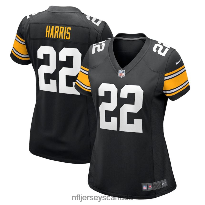 Women Pittsburgh Steelers Najee Harris Nike Black Game Player Jersey Clothing NFL TBXFR62570