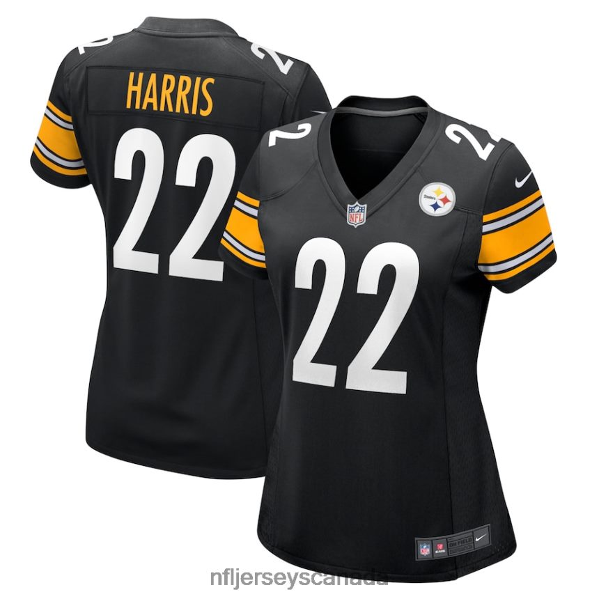 Women Pittsburgh Steelers Najee Harris Nike Black Team Game Jersey Clothing NFL TBXFR65348