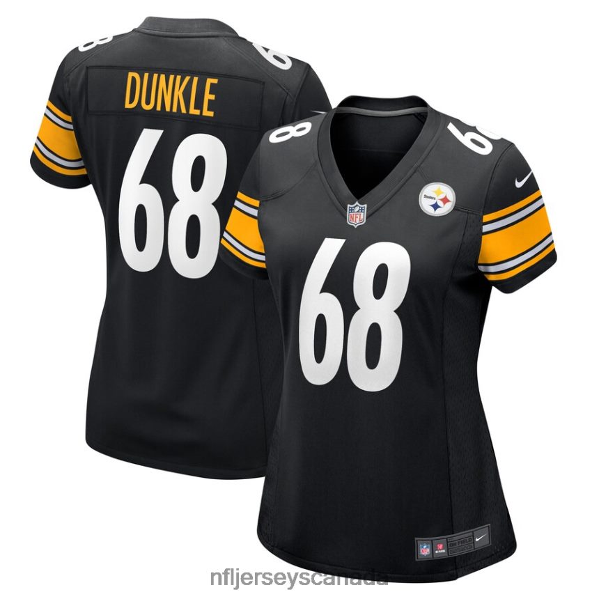 Women Pittsburgh Steelers William Dunkle Nike Black Game Player Jersey Clothing NFL TBXFR65706
