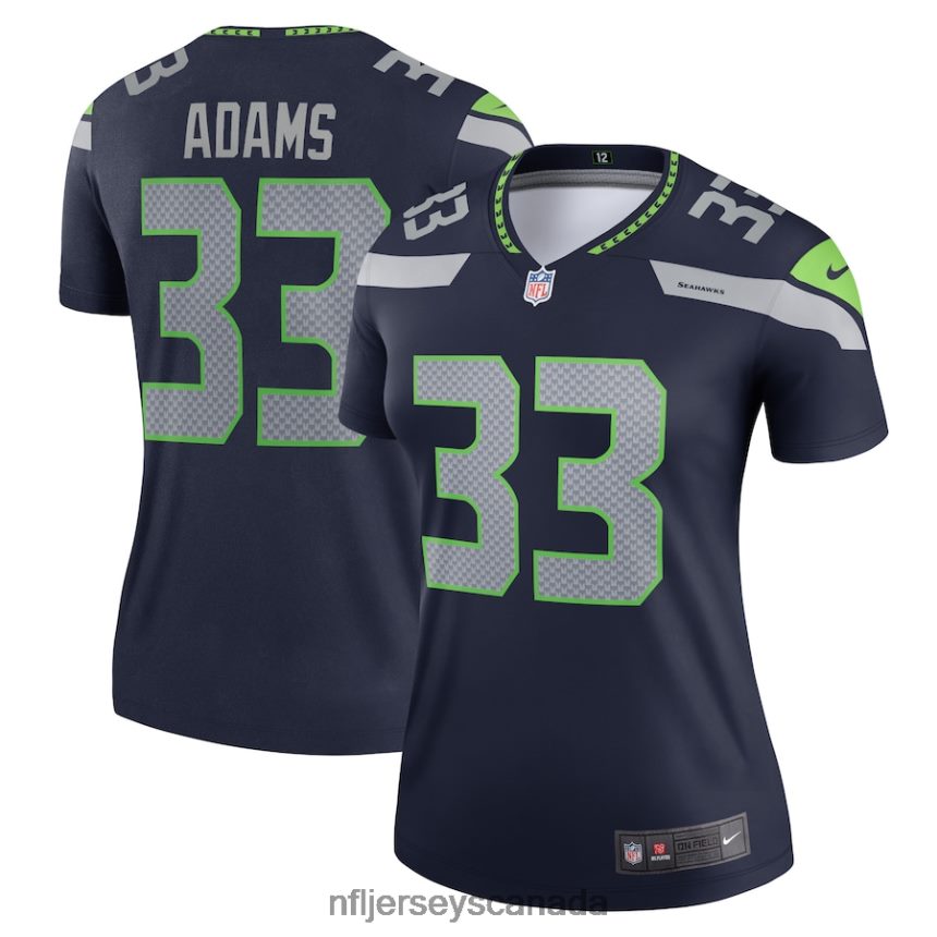 Women Seattle Seahawks Jamal Adams Nike College Navy Legend Jersey Clothing NFL TBXFR64703