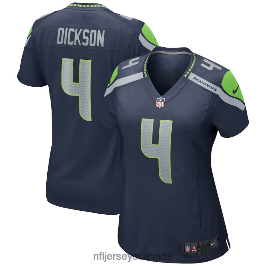 Women Seattle Seahawks Michael Dickson Nike Navy Game Jersey Clothing NFL TBXFR64567