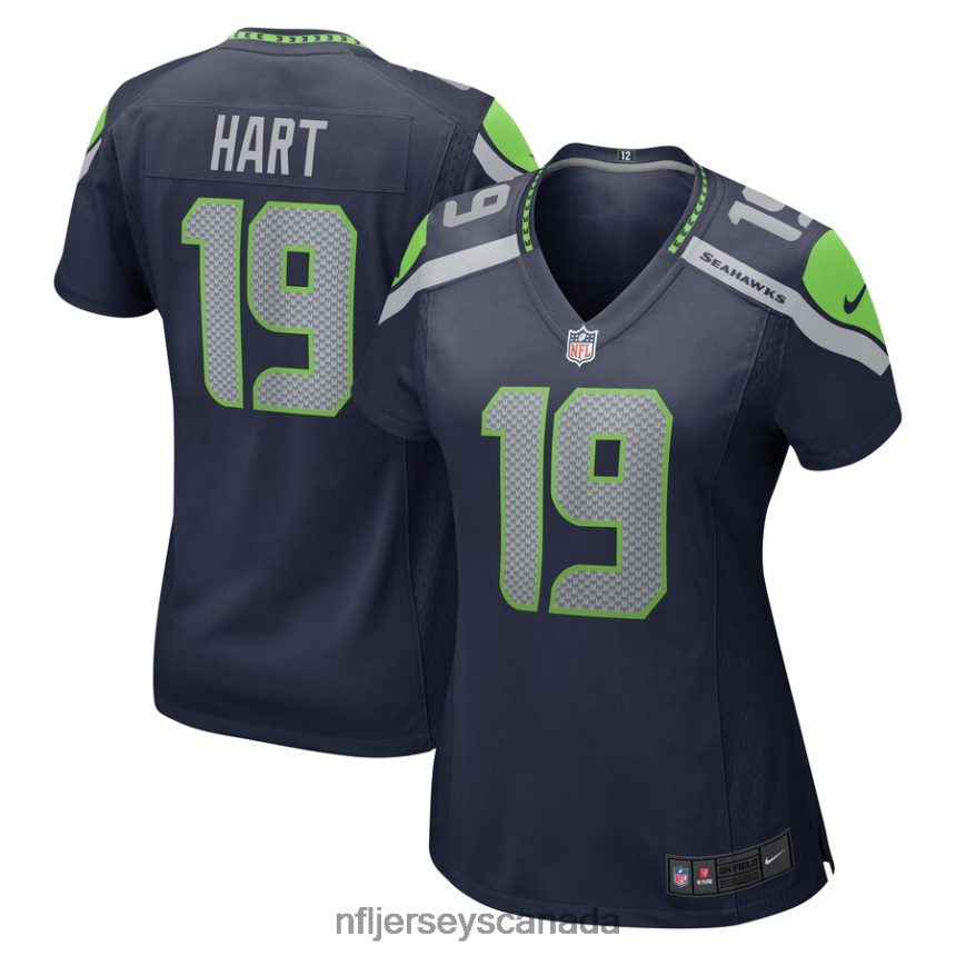 Women Seattle Seahawks Penny Hart Nike College Navy Game Jersey Clothing NFL TBXFR65815