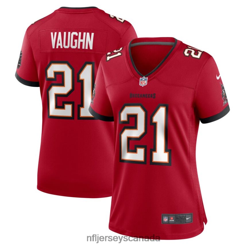 Women Tampa Bay Buccaneers Ke'Shawn Vaughn Nike Red Player Jersey Clothing NFL TBXFR66692