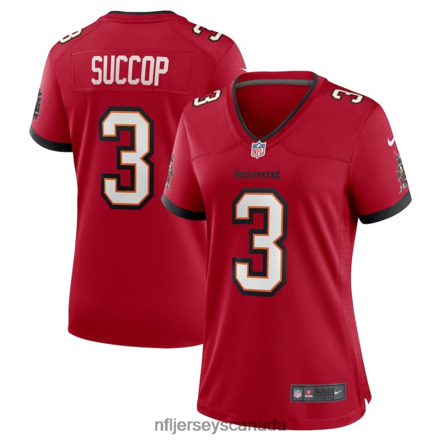 Women Tampa Bay Buccaneers Ryan Succop Nike Red Team Game Jersey Clothing NFL TBXFR64645