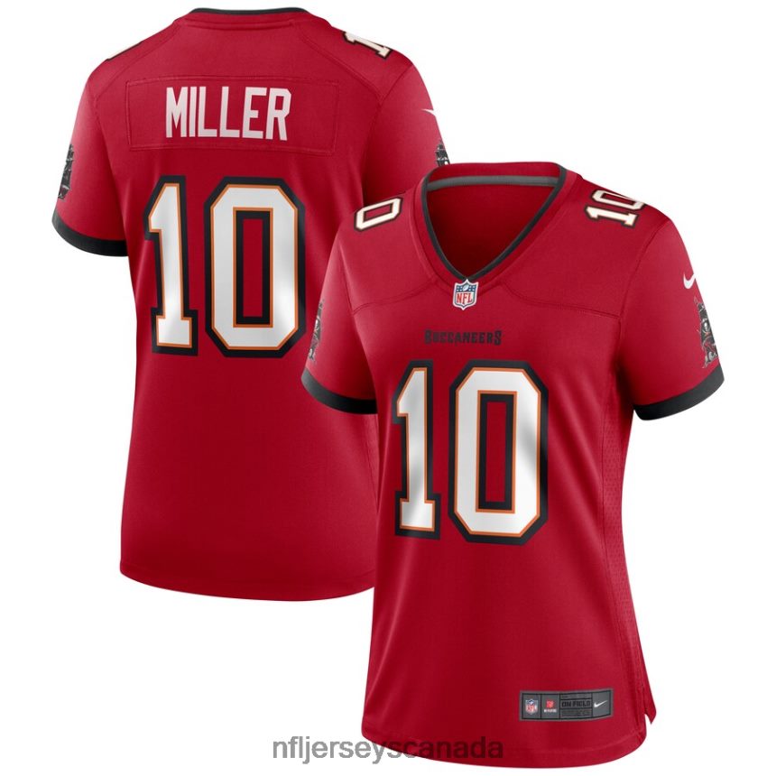 Women Tampa Bay Buccaneers Scotty Miller Nike Red Game Jersey Clothing NFL TBXFR64644