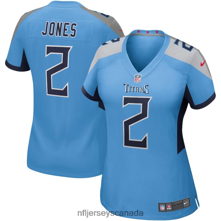 Women Tennessee Titans Julio Jones Nike Light Blue Game Jersey Clothing NFL TBXFR64604
