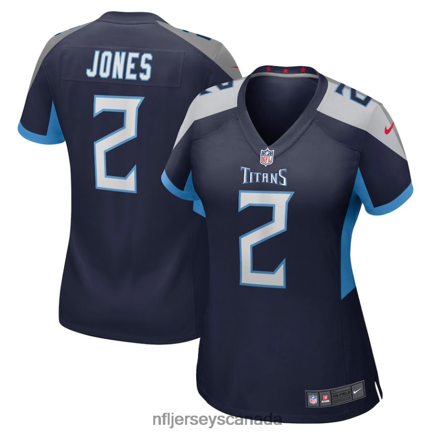 Women Tennessee Titans Julio Jones Nike Navy Game Jersey Clothing NFL TBXFR62600
