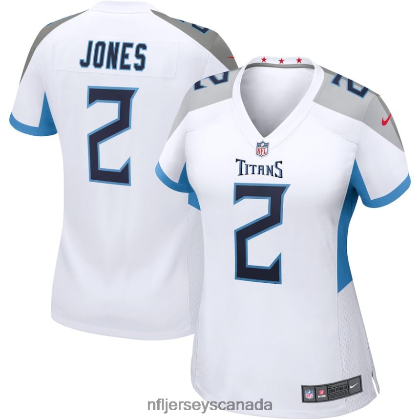 Women Tennessee Titans Julio Jones Nike White Game Jersey Clothing NFL TBXFR63324