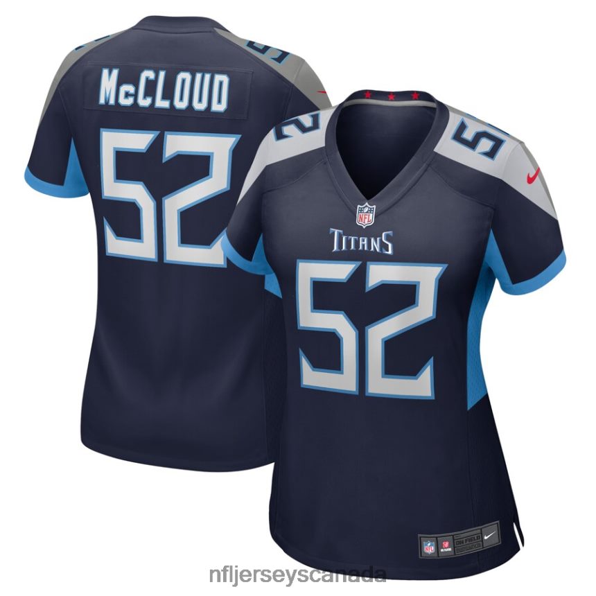 Women Tennessee Titans Zach McCloud Nike Navy Home Game Player Jersey Clothing NFL TBXFR66777