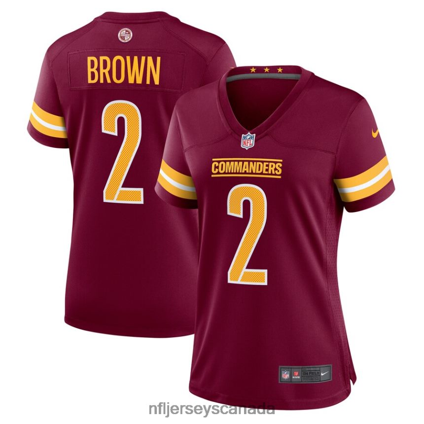 Women Washington Commanders Dyami Brown Nike Burgundy Player Game Jersey Clothing NFL TBXFR66520