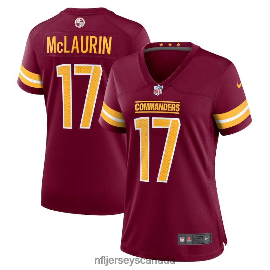 Women Washington Commanders Terry McLaurin Nike Burgundy Game Jersey Clothing NFL TBXFR63608
