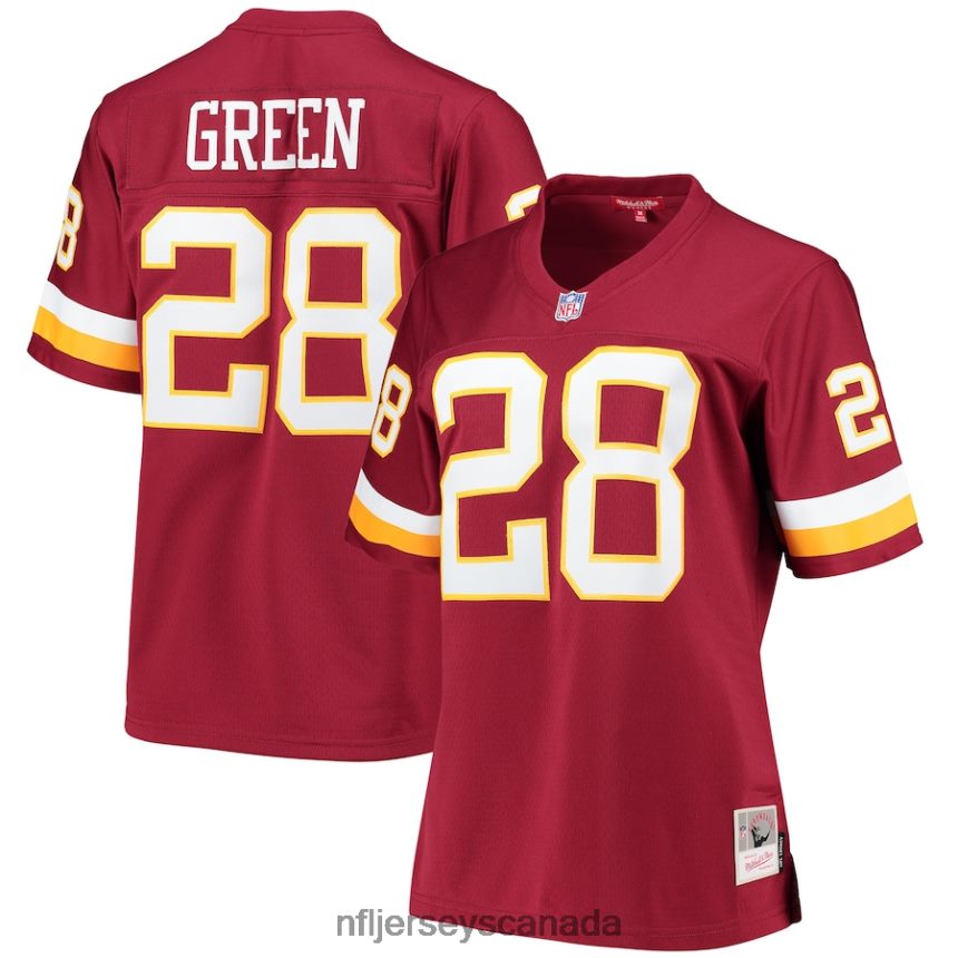Women Washington Football Team Darrell Green Mitchell & Ness Burgundy Legacy Replica Player Jersey Clothing NFL TBXFR63361