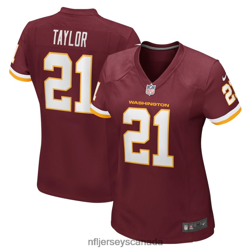 Women Washington Football Team Sean Taylor Nike Burgundy Retired Player Game Jersey Clothing NFL TBXFR62029